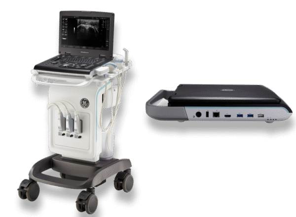 Versana Active Laptop Farbdoppler Ultraschallgerät mit 3PP Gerätewagen von GE Healthcare